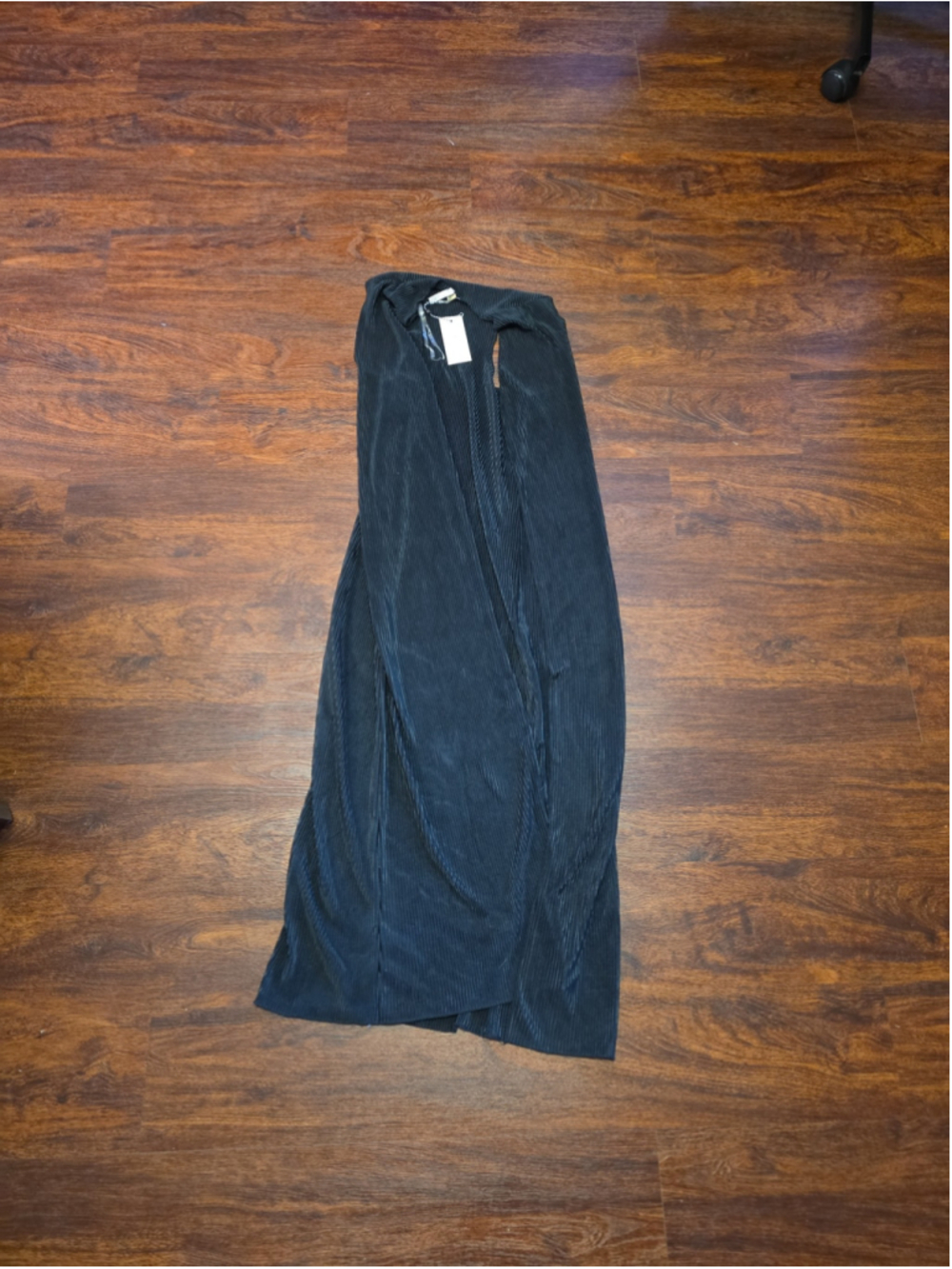 Kaktus Black Long Shawl Cover-up NWT size medium